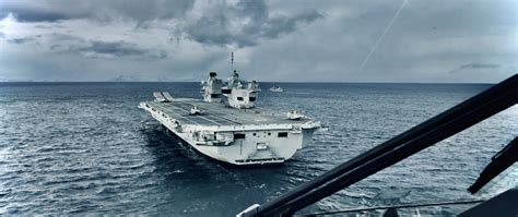 HMS Prince of Wales flight deck operations