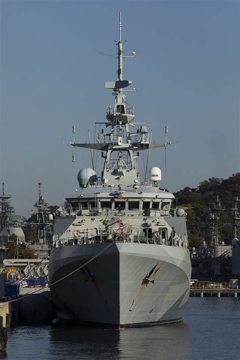 HMS Spey (P234) at Sea