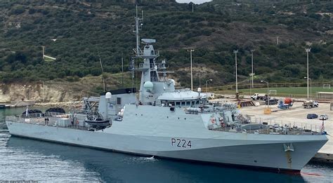 HMS Trent (P224) on Patrol