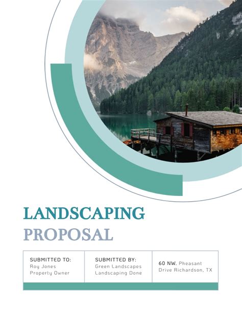 hoa landscape rfp template example