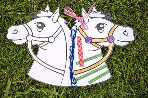 Hobby Horse Head Template Design