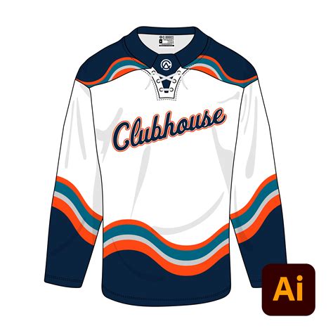 Hockey jersey design template