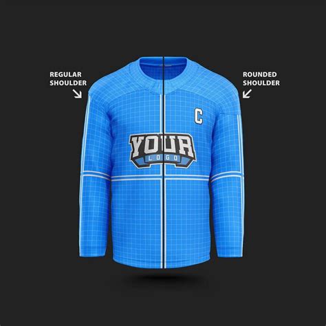 Hockey Jersey Template Design 1