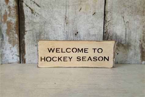 Hockey Welcome Sign