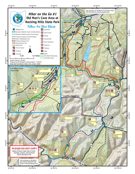 Hocking Hills Trail Maps