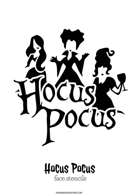 Hocus Pocus Printable Stencils 4