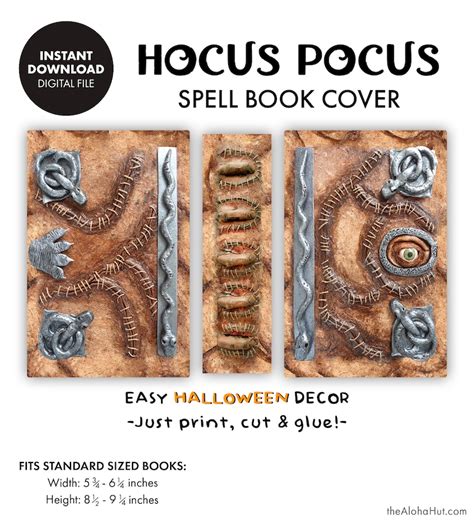 Hocus Pocus Spell Book Printables 3