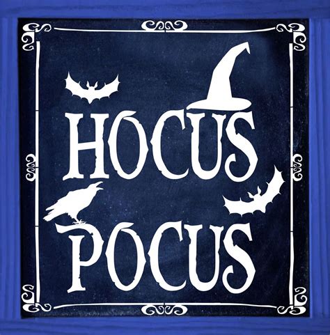 Hocus Pocus Stencil Templates 6