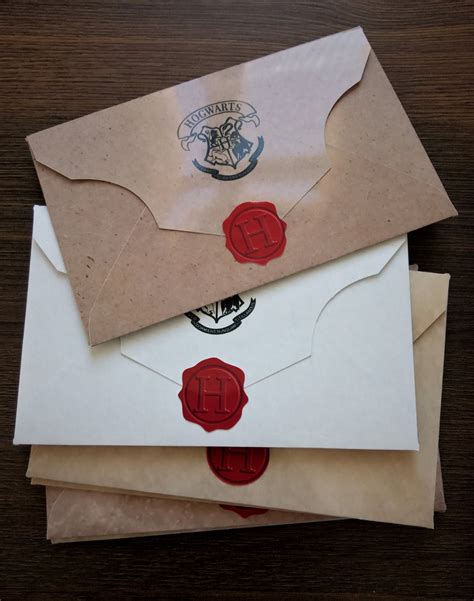 Hogwarts Envelope Designs