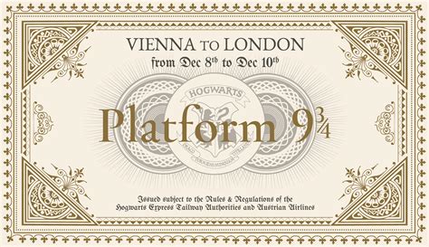 Hogwarts Express Ticket Printable