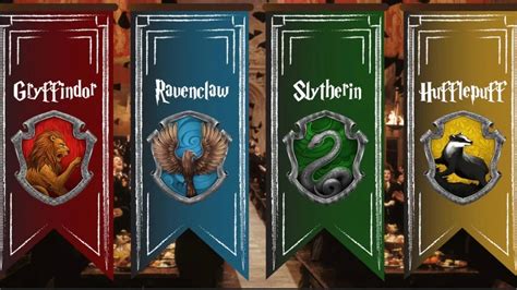 Hogwarts House Banners