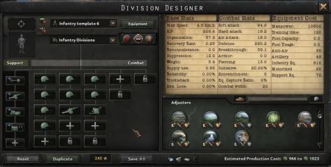 Mountain Infantry Division Template