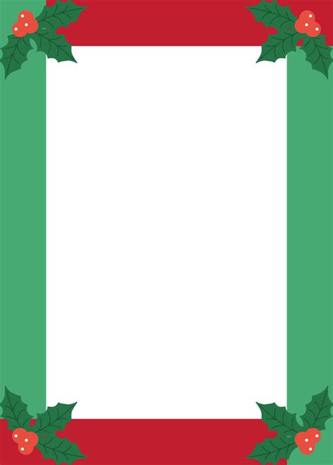 Holiday Border Template 9