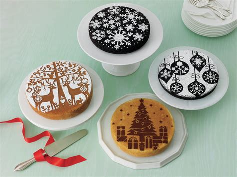 Holiday Cake Stencils