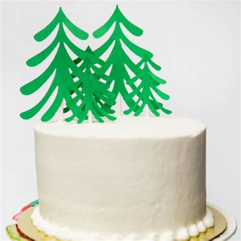 Holiday Cake Topper Templates