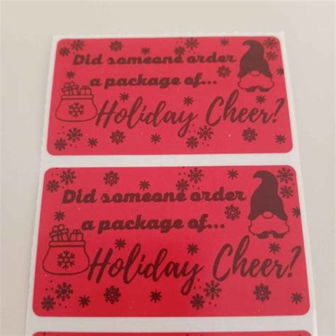 Holiday Cheer Mailing Label