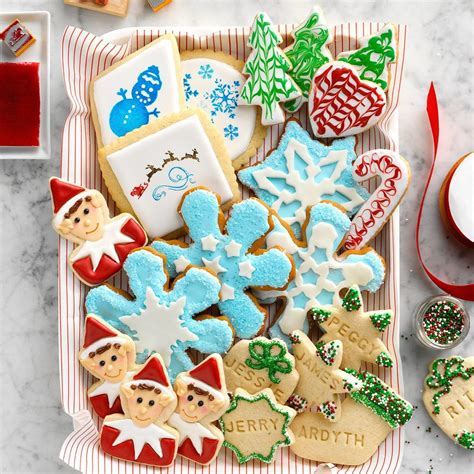 Holiday cookie decorating invitation template