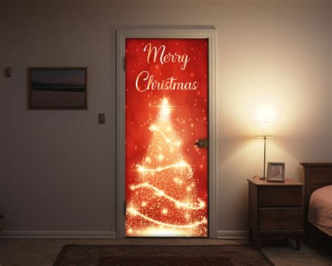 Holiday door decals