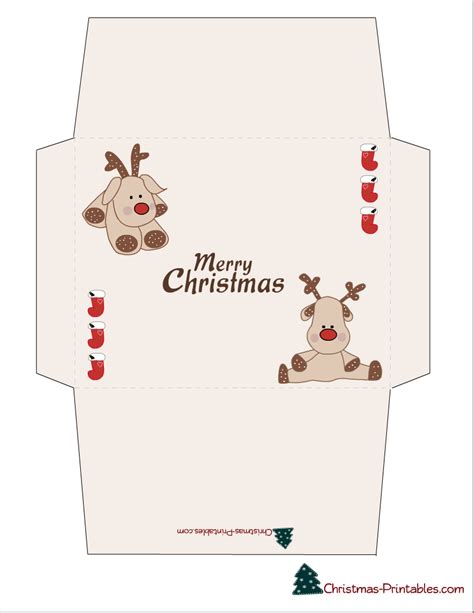 Holiday 5x7 Envelope Template