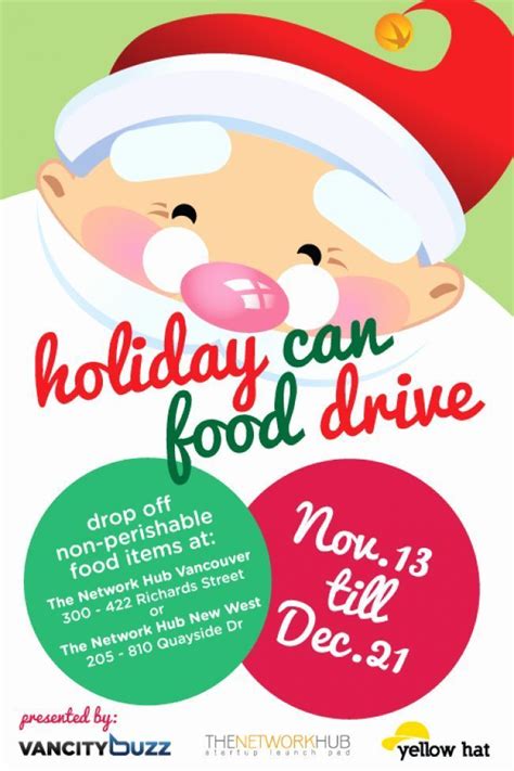 Holiday Food Drive Flyer Template