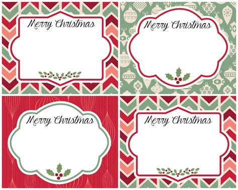 Holiday Gift Tag Design