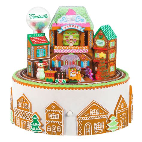 Holiday gingerbread village