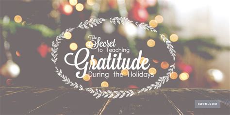 Holiday Gratitude