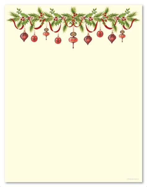 Holiday Letterhead Template 4