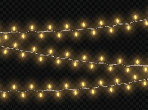 Holiday Lights Christmas Template