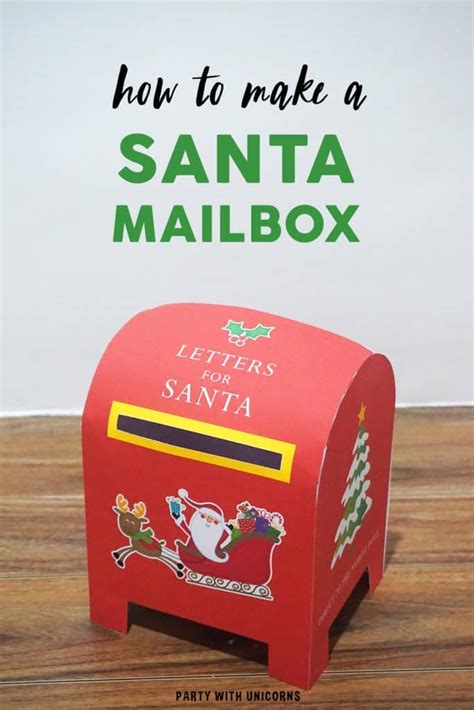 Holiday Mailbox Printable