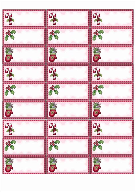 Holiday Mailing Label Templates