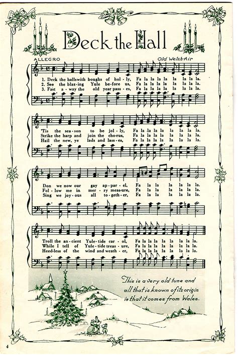 Holiday Music Sheets