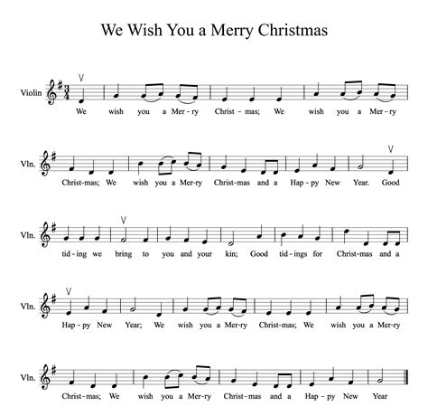 Holiday Music Sheets