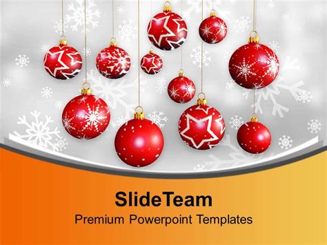 Holiday Ornaments PowerPoint Template