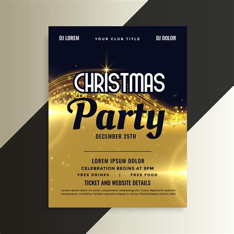 Holiday Party Flyer Template 5