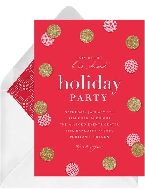 Holiday Party Invitation Ideas 2