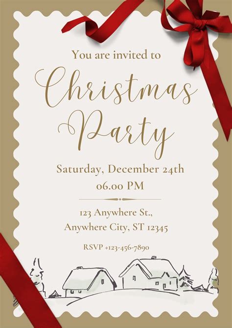 Holiday Party Invitations