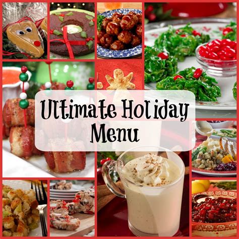 Holiday party menu ideas