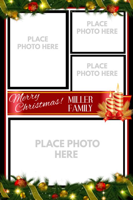 Holiday Picture Collage Template