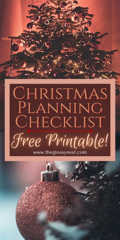 Holiday Planning Checklist