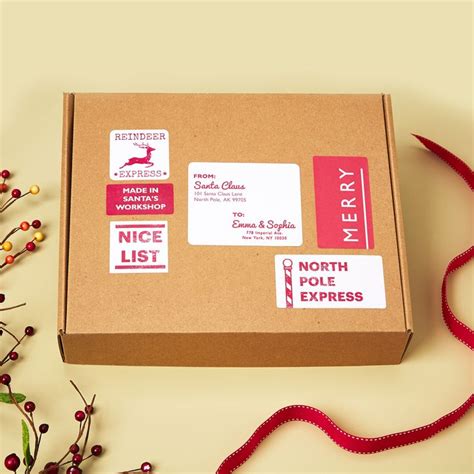 Holiday Shipping Label Image 7