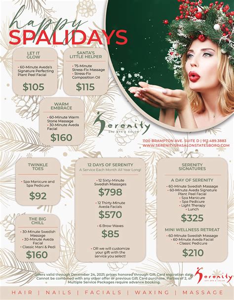 Holiday Spa Specials