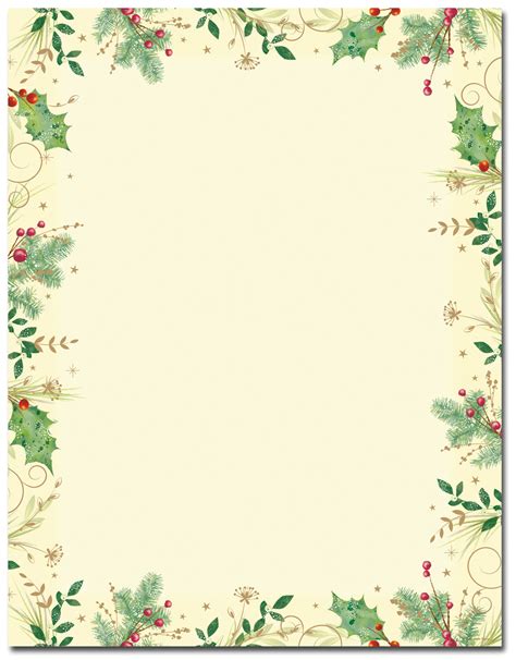 Holiday Stationery Template 5