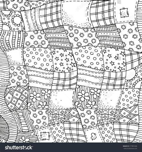 Holiday-Themed Quilt Patterns Coloring Pages For Adults