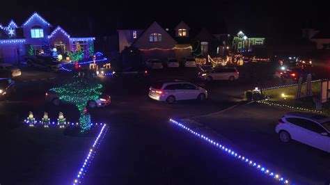 A photo of a time-lapse sequence of holiday preparations