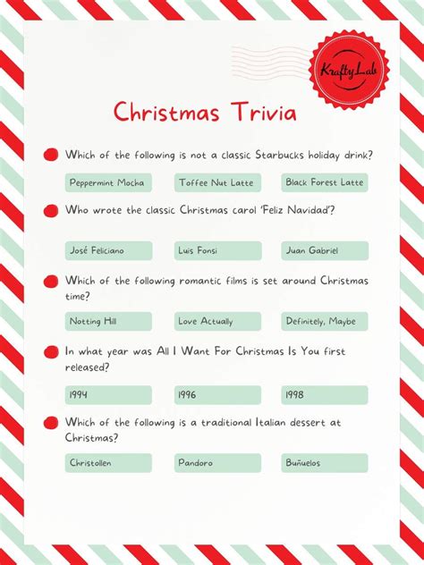 Holiday Trivia Question 5