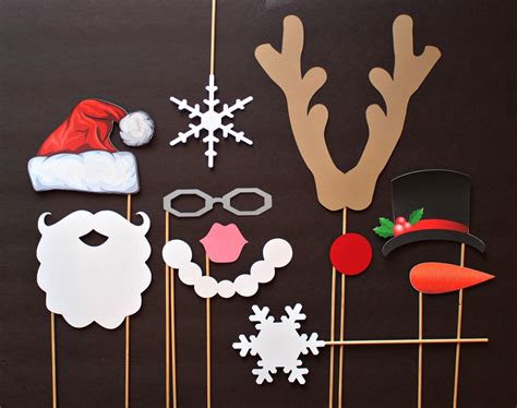 Holiday photo booth prop ideas