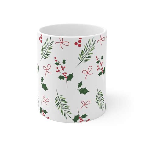 Holly Berry Christmas Mug