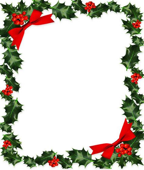 Holly border template