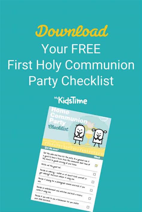 Holy Communion Checklist